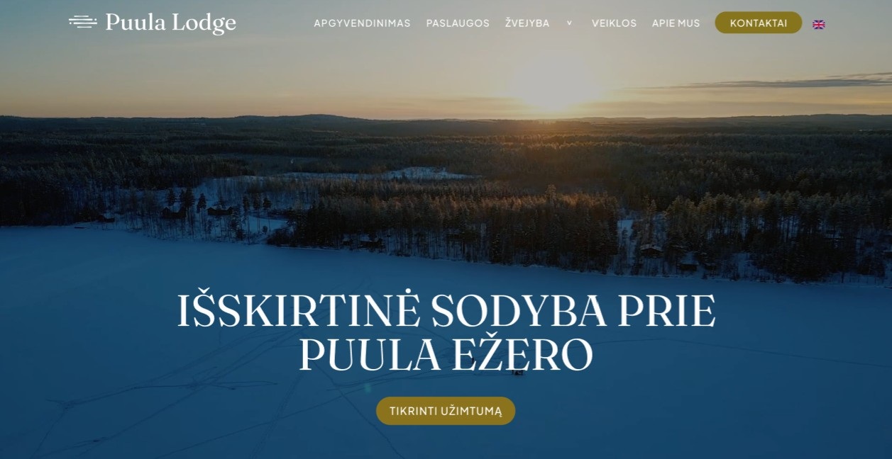 Puula Lodge sodyba Suomijoje web